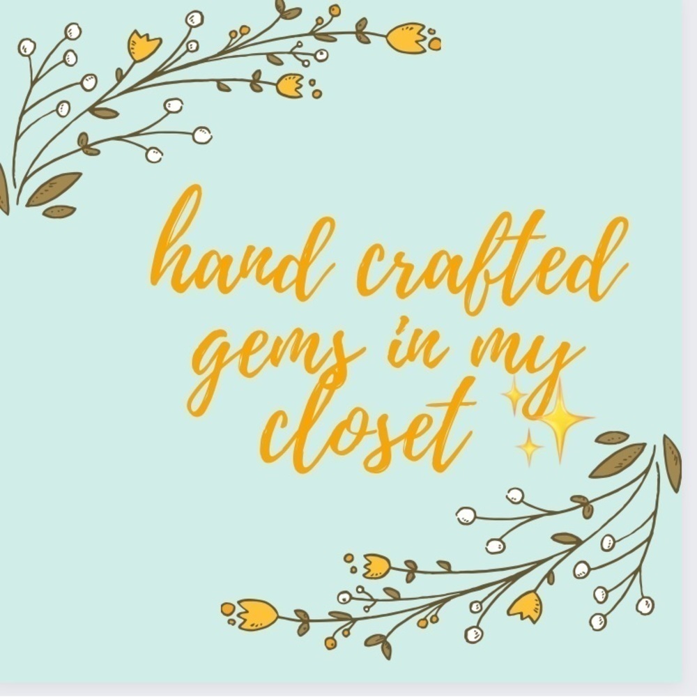 Handcrafted ARTISAN Hand made gems in my closet ⭐️✨✨